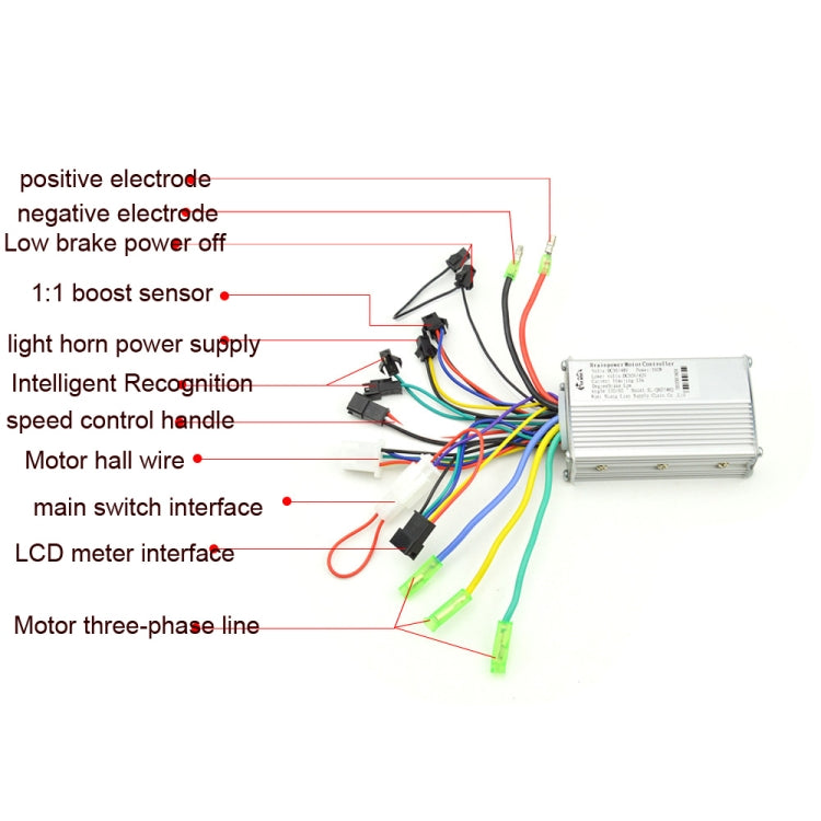 Controlador universal para bicicleta elétrica e trotinete 866 250W 350W, compatível com velocímetros