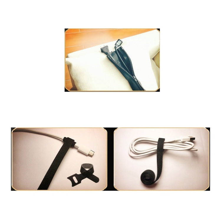 Conjunto Combinado de Organizador e Enrolador de Cabos de Dados para Secretária, 119 em 1, Zíper: 126 em 1, Tubo de Rede: 126 em 1