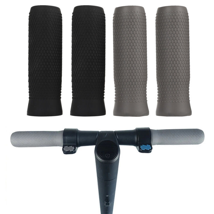 1 Par de Capas de Silicone para Guiador, Para Ninebot ES1/ES2/ES3/ES4 (Cinza), Para Ninebot ES1/ES2/ES3/ES4 (Preto), Para Ninebot G30 MAX (Preto), Para Ninebot G30 MAX (Cinza)