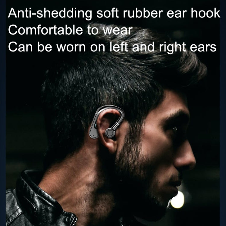 Auricular Bluetooth para Negócios com Gancho para Orelha, Ecrã Digital LED, Desportivo para Condução, X5 Standard