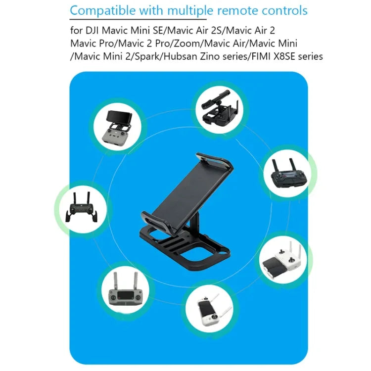 Suporte Extensor para Comando Remoto de Drone para Tablet, com Cordão e Cabo 8 Pinos, com Cordão e Cabo Tipo-C, com Cordão e Cabo Micro USB, com Cordão, Apenas Suporte
