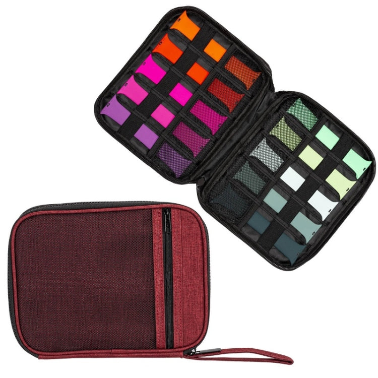 Cabo de Dados com Correia Bolsa de Malha Portátil Bolsa de Armazenamento Portátil Para Apple Watch, Vermelho, Azul, Roxo, Preto, Cinzento, Rosa