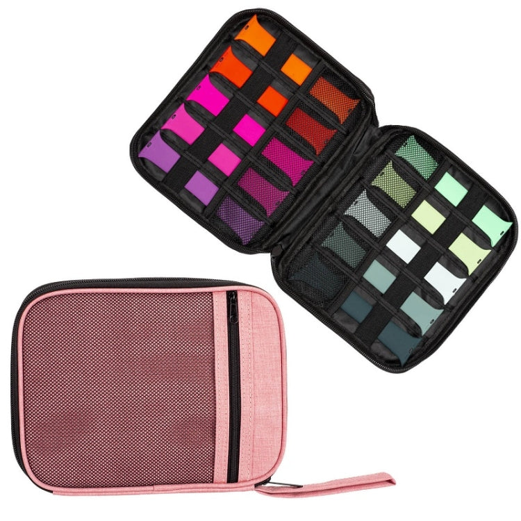 Cabo de Dados com Correia Bolsa de Malha Portátil Bolsa de Armazenamento Portátil Para Apple Watch, Vermelho, Azul, Roxo, Preto, Cinzento, Rosa