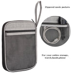 Cabo de Dados com Correia Bolsa de Malha Portátil Bolsa de Armazenamento Portátil Para Apple Watch, Vermelho, Azul, Roxo, Preto, Cinzento, Rosa