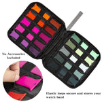 Cabo de Dados com Correia Bolsa de Malha Portátil Bolsa de Armazenamento Portátil Para Apple Watch, Vermelho, Azul, Roxo, Preto, Cinzento, Rosa