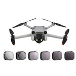 Acessórios de Filtros Ajustáveis em Liga de Alumínio RCSTQ para DJI Mini 3 Pro, Estilo: UV+CPL+ND8+ND16+ND32+ND64 6 em 1, CPL, ND8, ND16, ND32, ND64, Conjunto 4 em 1, Conjunto 6 em 1