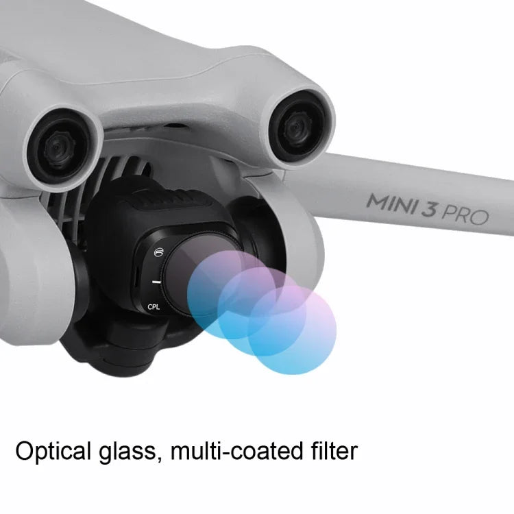 Acessórios de Filtros Ajustáveis em Liga de Alumínio RCSTQ para DJI Mini 3 Pro, Estilo: UV+CPL+ND8+ND16+ND32+ND64 6 em 1, CPL, ND8, ND16, ND32, ND64, Conjunto 4 em 1, Conjunto 6 em 1