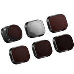 Acessórios de Filtros Ajustáveis em Liga de Alumínio RCSTQ para DJI Mini 3 Pro, Estilo: UV+CPL+ND8+ND16+ND32+ND64 6 em 1, CPL, ND8, ND16, ND32, ND64, Conjunto 4 em 1, Conjunto 6 em 1
