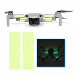 2 Peças Autocolantes Luminosas para DJI Mavic Mini /Mini 3 Pro