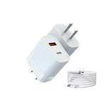 Carregador RCSTQ Drone 30W com Dupla Porta de Nitreto de Gálio para DJI Mini 2/Mini 3 Pro, Carregador de Nitreto de Gálio para DJI Mini 2