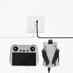 Carregador RCSTQ Drone 30W com Dupla Porta de Nitreto de Gálio para DJI Mini 2/Mini 3 Pro, Carregador de Nitreto de Gálio para DJI Mini 2