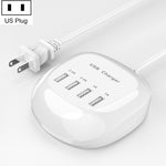 Carregador Multiporta USB para Telemóvel com Carregamento Rápido Universal, Adaptador Rápido, 10 Interfaces Plug EUA, 10 Interfaces Plug UE, 4 Interfaces Plug EUA, 4 Interfaces Plug UE