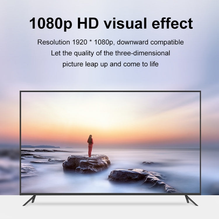 Adaptador HDMI Fêmea para VGA Macho com Áudio para Computador, Monitor, TV, Projetor, Branco, Dourado, Preto