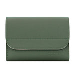 Bolsa de Armazenamento para Carregador de Rato Pequena em Pele Baona BN-Q009, Azul Escuro+Amarelo, Cinza Verde+Verde Claro, Prateado+Azul
