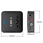 Receptor e Transmissor Bluetooth NFC AFK-A10 para Altifalante de Carro AUX