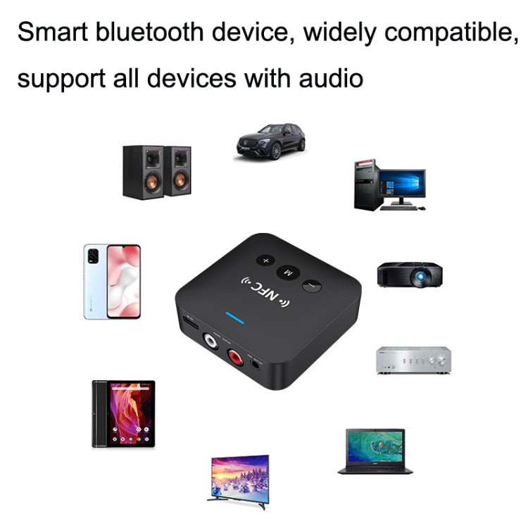 Receptor e Transmissor Bluetooth NFC AFK-A10 para Altifalante de Carro AUX