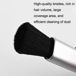10 PCS Car Air Conditioner Air Outlet Telescopic Cleaning Brush, 10PCS+Black, 10PCS+Silver