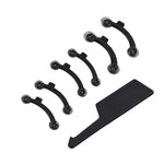 5 Conjuntos de Almofadas Nasais de Silicone 3D Invisíveis para Beleza do Nariz Reforçador da Ponte Nasal