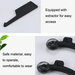 5 Conjuntos de Almofadas Nasais de Silicone 3D Invisíveis para Beleza do Nariz Reforçador da Ponte Nasal