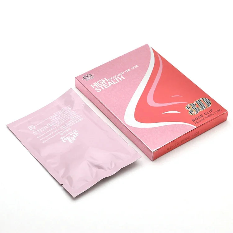 5 Conjuntos de Almofadas Nasais de Silicone 3D Invisíveis para Beleza do Nariz Reforçador da Ponte Nasal