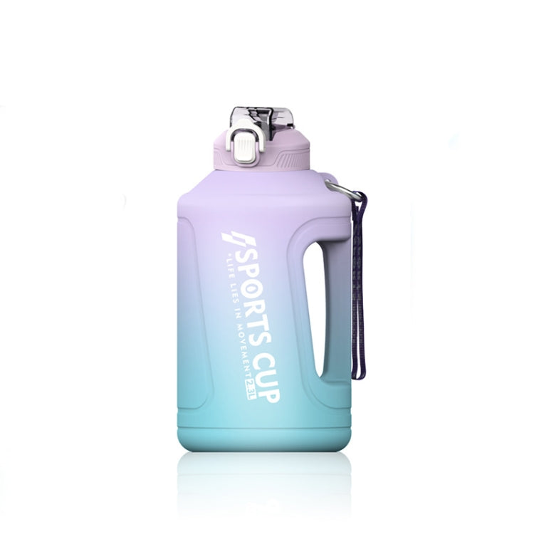 Garrafa Desportiva com Palhinha de Gradiente e Grande Capacidade com Escala, 1500ml, 2300ml, 3800ml