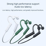 Auricular Bluetooth KS-19 com Condução de Som, Gancho para Pescoço, Auriculares para Negócios, KS-19 Preto