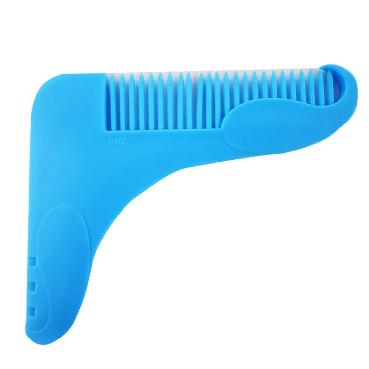 5PCS Pente Modelo para Barba em Forma de Barba Entrega de Cor Aleatória, Estilo:, Forma L, Forma Z