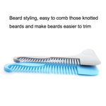 5PCS Pente Modelo para Barba em Forma de Barba Entrega de Cor Aleatória, Estilo:, Forma L, Forma Z