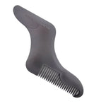 5PCS Pente Modelo para Barba em Forma de Barba Entrega de Cor Aleatória, Estilo:, Forma L, Forma Z