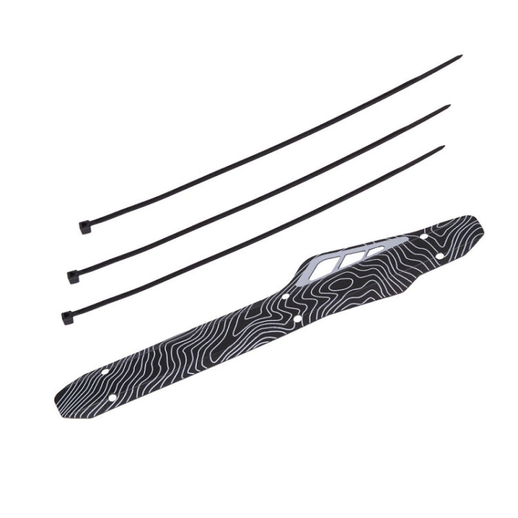 ZTTO 2 Peças de Guarda-Corrente de Plástico para Bicicleta de Montanha, Laranja, Verde, Preto