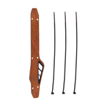 ZTTO 2 Peças de Guarda-Corrente de Plástico para Bicicleta de Montanha, Laranja, Verde, Preto