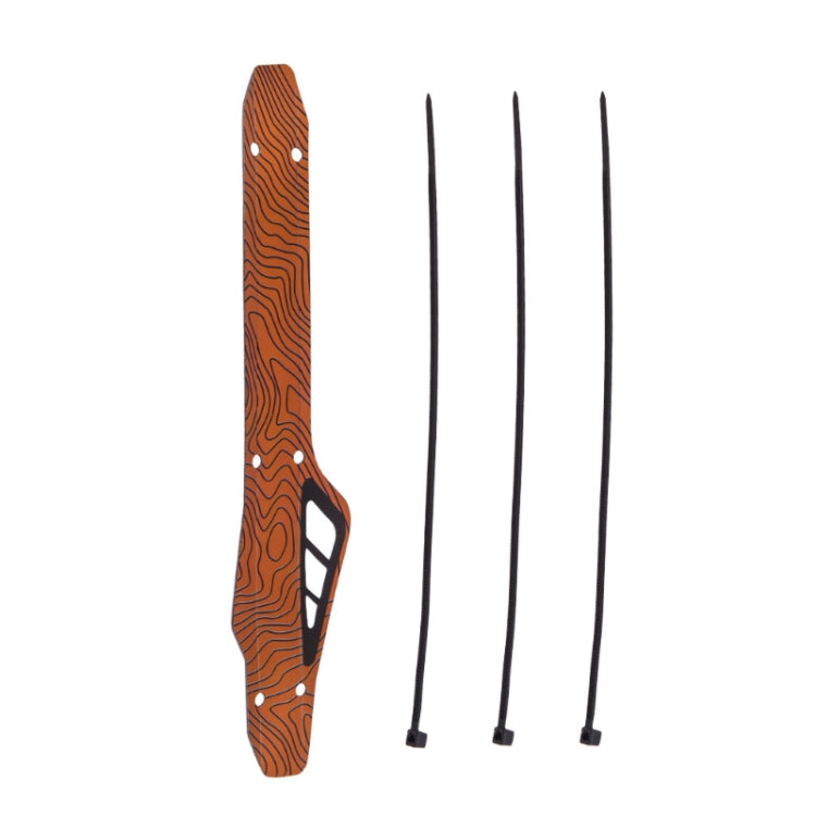 ZTTO 2 Peças de Guarda-Corrente de Plástico para Bicicleta de Montanha, Laranja, Verde, Preto