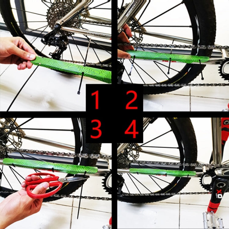 ZTTO 2 Peças de Guarda-Corrente de Plástico para Bicicleta de Montanha, Laranja, Verde, Preto