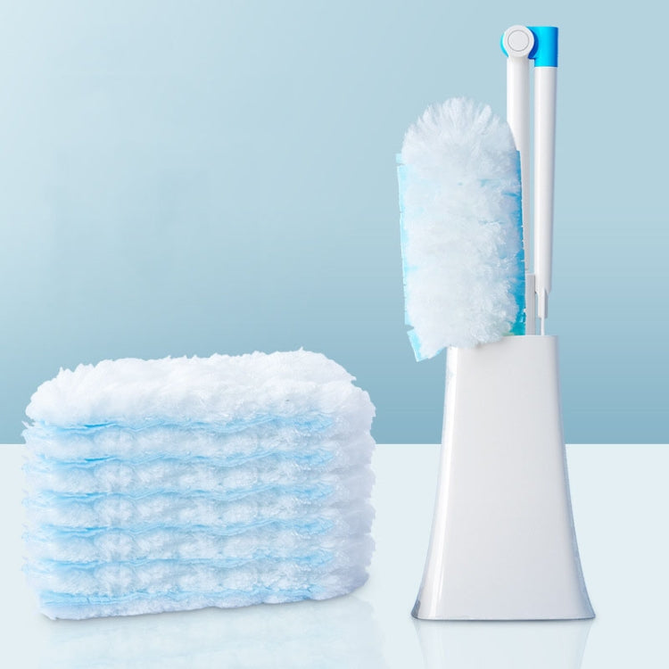 Disposable Household Vacuum Retractable Feather Duster, Style:, Long Handle+2 Clothes, Long Handle+4 Clothes, Long Handle+6 Clothes, Long Handle+12 Clothes, With Base+2 Clothes, With Base+4 Clothes, With Base+6 Clothes, With Base+12 Clothes