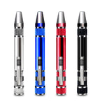 Chave de Fendas 8 em 1 em Liga de Alumínio Caneta de Desmontagem Combinada para Reparação, 8 em 1 Azul, 8 em 1 Vermelho, 8 em 1 Prateado