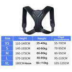 Cinto Invisível Respirável para Correção Anti-Corvatura para Adultos e Crianças, XS, S, M, L, XL