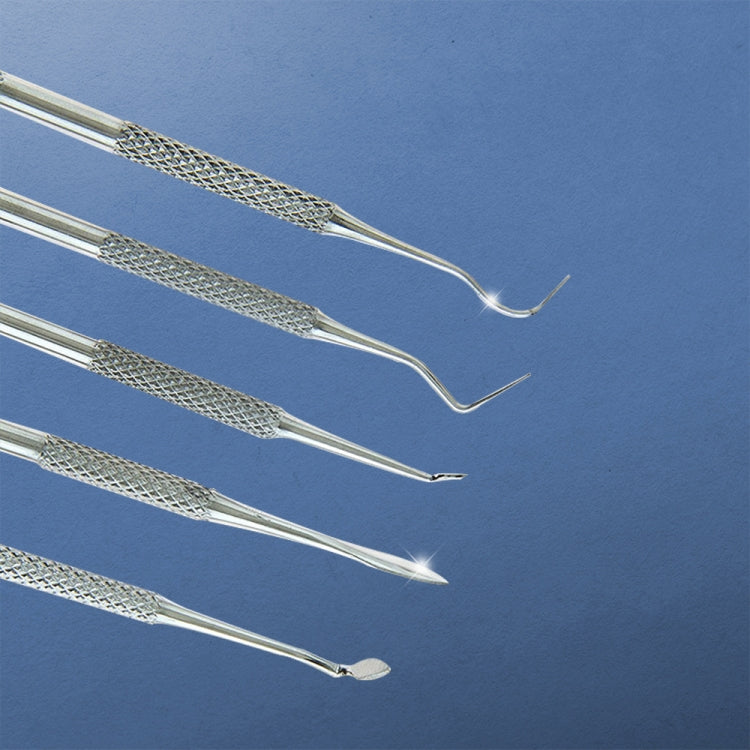 Conjunto de Ferramentas Dentárias para Escultura em Cera em Aço Inoxidável 12 em 1, Ferramenta para Modelagem de Argila