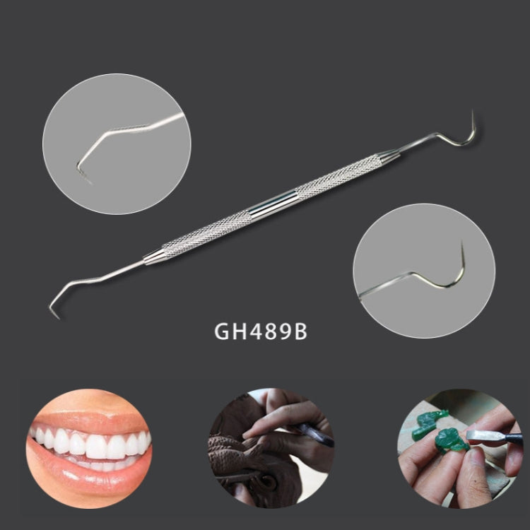 Conjunto de Ferramentas Dentárias para Escultura em Cera em Aço Inoxidável 12 em 1, Ferramenta para Modelagem de Argila