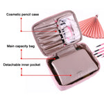 Bolsa de Armazenamento Cosmética Multifuncional Portátil de Grande Capacidade para Viagem, Rosa Bonito (Pequeno)