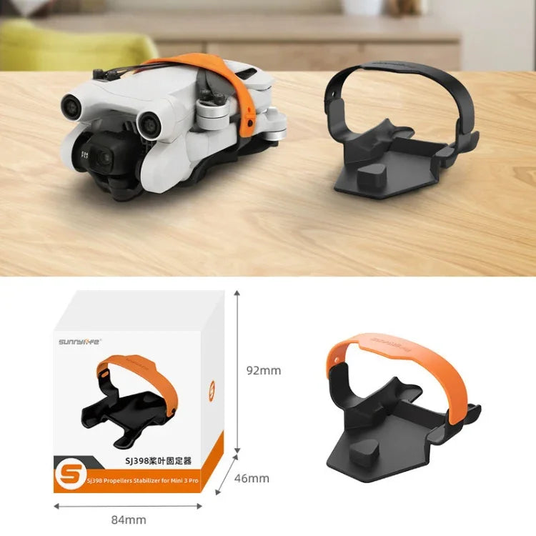 Cobertura do chassis para retenção de hélice Sunnylife MM3-SJ398 para Mini 3 Pro, para DJI Mini 3 Pro (Preto), para DJI Mini 3 Pro (Bicolor)