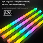 Barra de Luz ARGB para Caixa, Tira de LED Decorativa de Silicone para Computador, Y360 Redonda