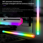 Barra de Luz ARGB para Caixa, Tira de LED Decorativa de Silicone para Computador, Y360 Redonda