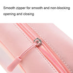 Bolsa Cosmética Transparente em PVC Impermeável Portátil, Tamanho:, L (Rosa), L (Preto), L (Branco), M (Rosa), M (Preto), M (Branco), S (Rosa), S (Preto), S (Branco)