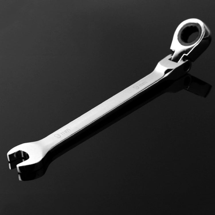 Chave de Catraca Combinada com Cabeça Flexível Ferramenta de Catraca de Dupla Utilização, 6mm, 7mm, 9mm, 11mm, 16mm, 24mm, 18mm, 20mm, 21mm, 22mm, 23mm