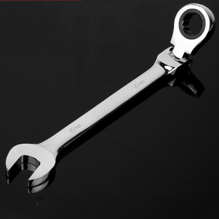 Chave de Catraca Combinada com Cabeça Flexível Ferramenta de Catraca de Dupla Utilização, 6mm, 7mm, 9mm, 11mm, 16mm, 24mm, 18mm, 20mm, 21mm, 22mm, 23mm