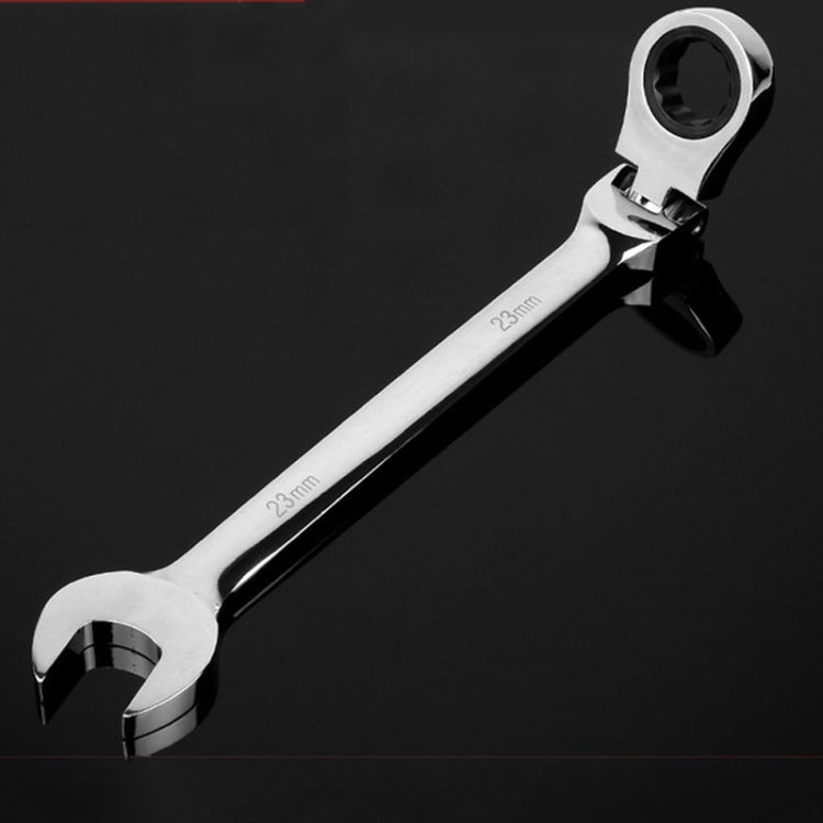 Chave de Catraca Combinada com Cabeça Flexível Ferramenta de Catraca de Dupla Utilização, 6mm, 7mm, 9mm, 11mm, 16mm, 24mm, 18mm, 20mm, 21mm, 22mm, 23mm