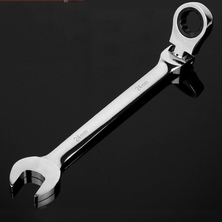 Chave de Catraca Combinada com Cabeça Flexível Ferramenta de Catraca de Dupla Utilização, 6mm, 7mm, 9mm, 11mm, 16mm, 24mm, 18mm, 20mm, 21mm, 22mm, 23mm