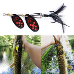 HENGJIA SP304 Isco Rotativo com Penas e Lantejoulas 6,5cm 13g, SP304 Amarelo, SP304 Laranja Vermelho, SP304 Preto