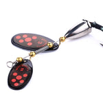 HENGJIA SP304 Isco Rotativo com Penas e Lantejoulas 6,5cm 13g, SP304 Amarelo, SP304 Laranja Vermelho, SP304 Preto