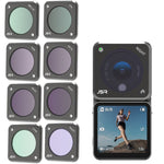 Filtros JUNESTAR para Câmara de Ação DJI Action 2, Estilo:, CPL, ND4, ND8, ND16, ND32, ND64, ND1000, ND8PL, ND64PL, Macro 10X, Noite, Estrela, CS-3IN1, CS-4in1, CS-4in1 (NDPL), CS-6IN1, CS-8in1